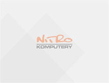 Tablet Screenshot of nitro-komputery.pl